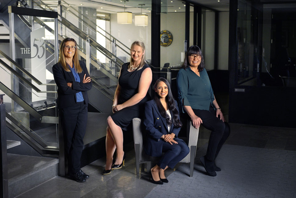 (left to right): Carole Nollner, Deirdre O'Callaghan, Melanie Royston, Marianne Ewasyn
